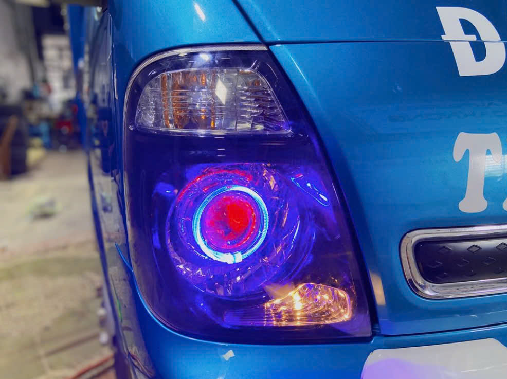 ĐỘ ĐÈN BI LED Ô TÔ CẦN GIUỘC
