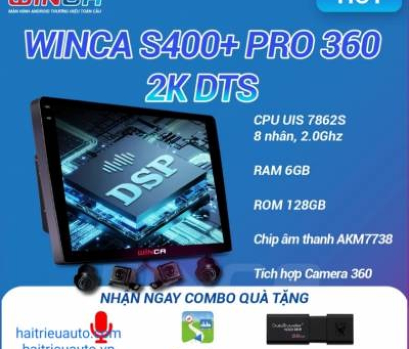 Màn hình android WInca S400+ 2k DTS