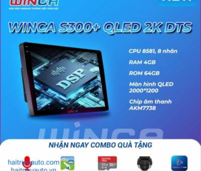 Màn hình android winca S300+ 2k DTS